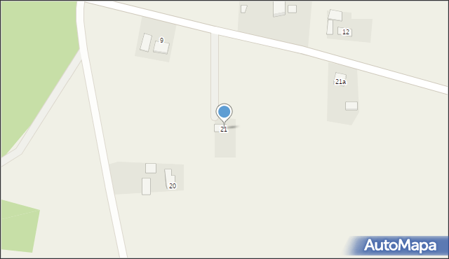 Dąbrowa Wielka, Dąbrowa Wielka, 21, mapa Dąbrowa Wielka