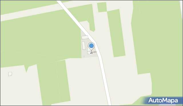 Dąbrowa Wronowska, Dąbrowa Wronowska, 40, mapa Dąbrowa Wronowska