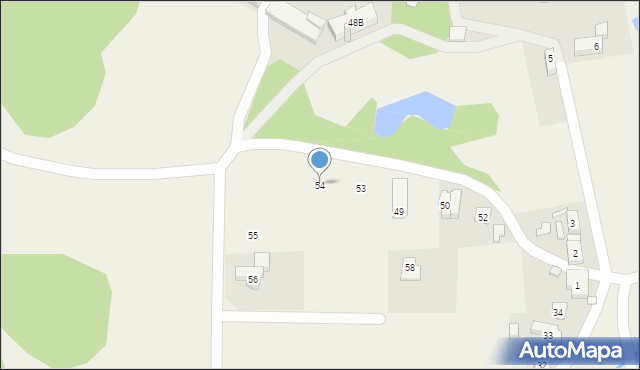 Dąbrowica, Dąbrowica, 54, mapa Dąbrowica