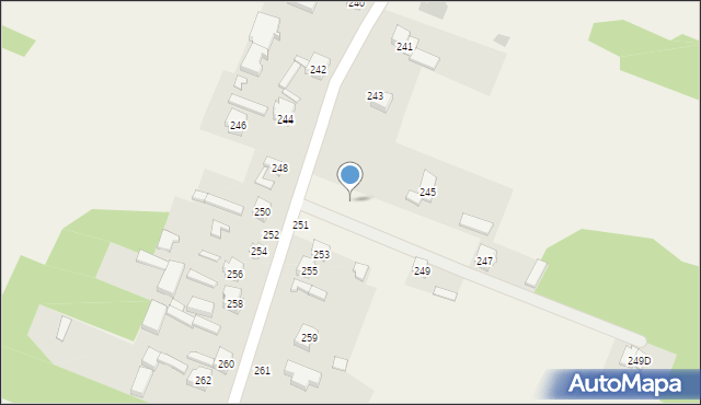 Dąbrowice, Dąbrowice, 245a, mapa Dąbrowice