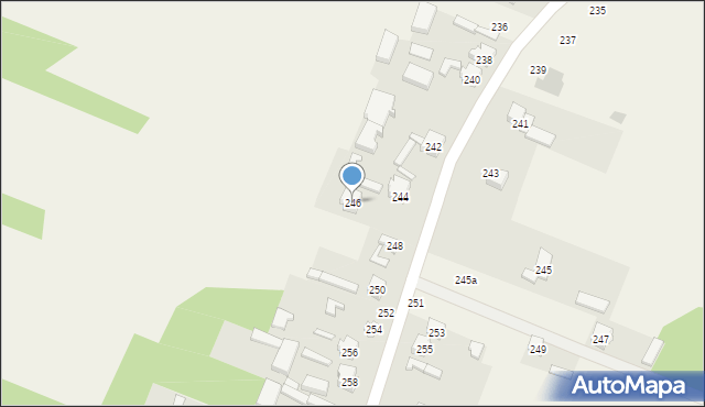 Dąbrowice, Dąbrowice, 246, mapa Dąbrowice