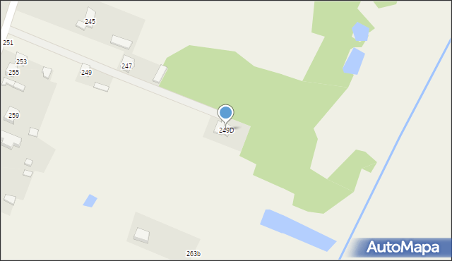 Dąbrowice, Dąbrowice, 249D, mapa Dąbrowice
