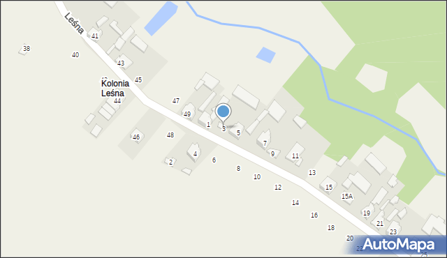 Dąbrowice, Dąbrowice, 3, mapa Dąbrowice