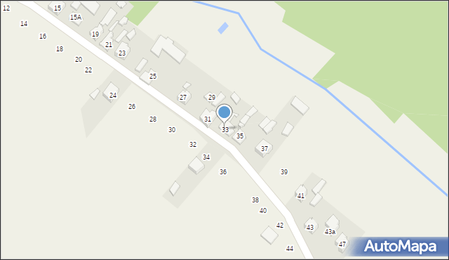 Dąbrowice, Dąbrowice, 33, mapa Dąbrowice