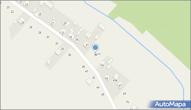 Dąbrowice, Dąbrowice, 39, mapa Dąbrowice