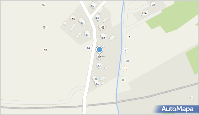 Dąbrowice, Dąbrowice, 66, mapa Dąbrowice