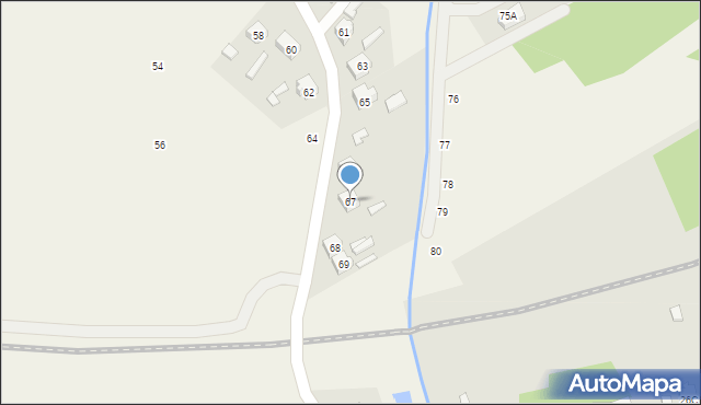 Dąbrowice, Dąbrowice, 67, mapa Dąbrowice