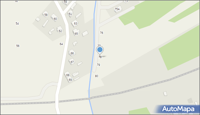 Dąbrowice, Dąbrowice, 78, mapa Dąbrowice