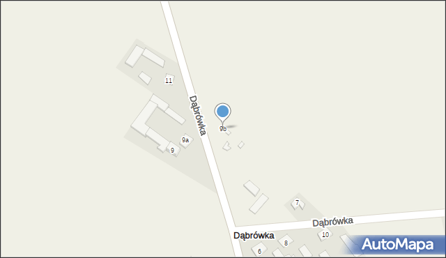 Dąbrówka, Dąbrówka, 9b, mapa Dąbrówka