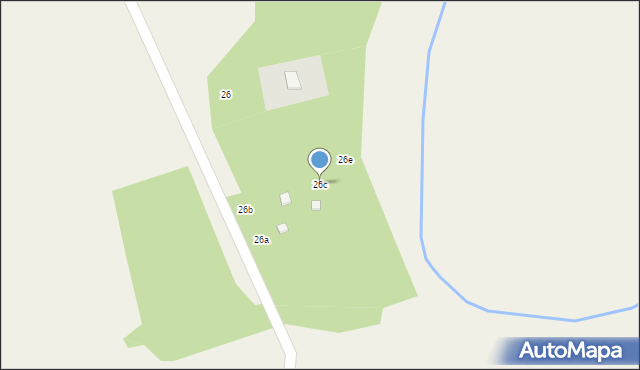Dąbrówka, Dąbrówka, 26c, mapa Dąbrówka