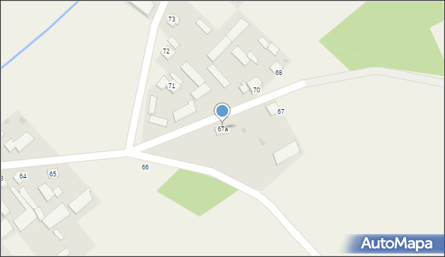 Dąbrówka, Dąbrówka, 67a, mapa Dąbrówka