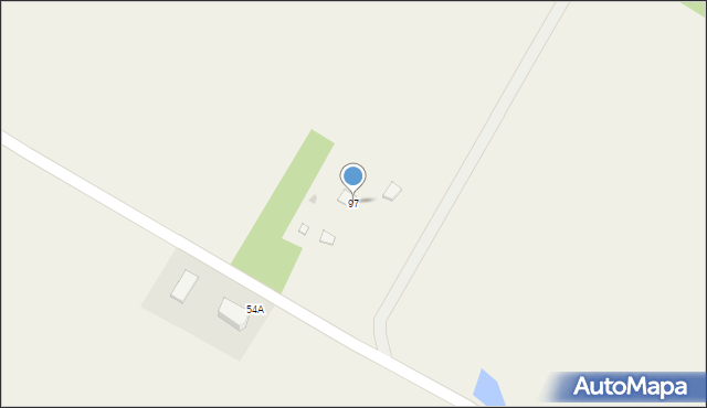 Dąbrówka, Dąbrówka, 97, mapa Dąbrówka