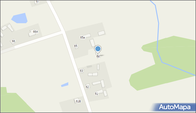 Dąbrówka, Dąbrówka, 64, mapa Dąbrówka