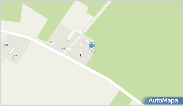 Dąbrówka, Dąbrówka, 82a, mapa Dąbrówka