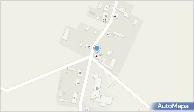 Dąbrówka, Dąbrówka, 41, mapa Dąbrówka