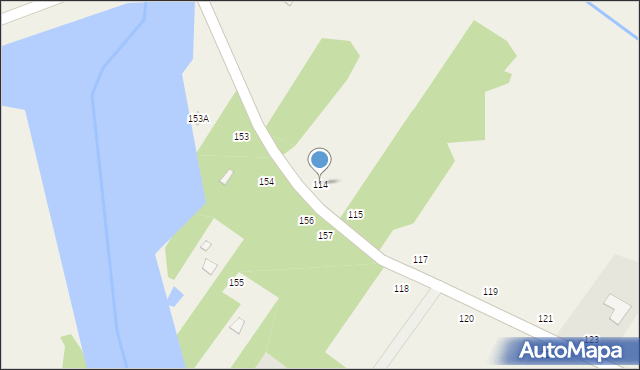 Dąbrówka, Dąbrówka, 114, mapa Dąbrówka