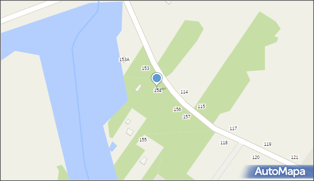 Dąbrówka, Dąbrówka, 154, mapa Dąbrówka