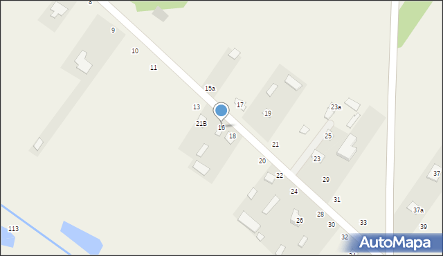 Dąbrówka, Dąbrówka, 16, mapa Dąbrówka