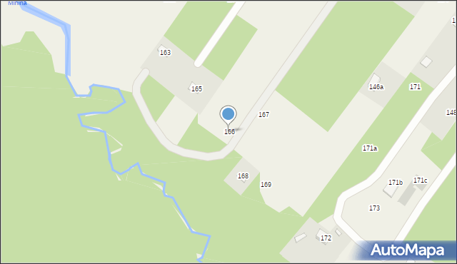 Dąbrówka, Dąbrówka, 166, mapa Dąbrówka