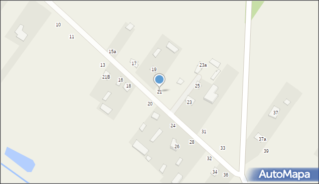 Dąbrówka, Dąbrówka, 21, mapa Dąbrówka