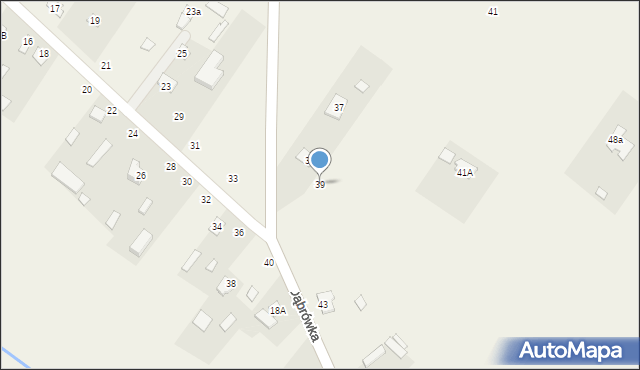 Dąbrówka, Dąbrówka, 39, mapa Dąbrówka