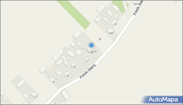 Dąbrówka, Dąbrówka, 18, mapa Dąbrówka