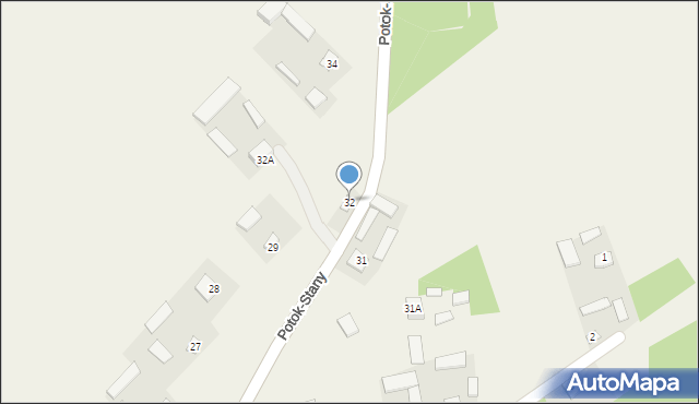 Dąbrówka, Dąbrówka, 32, mapa Dąbrówka