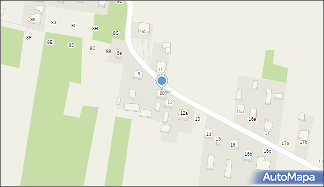 Dąbrówka, Dąbrówka, 10, mapa Dąbrówka