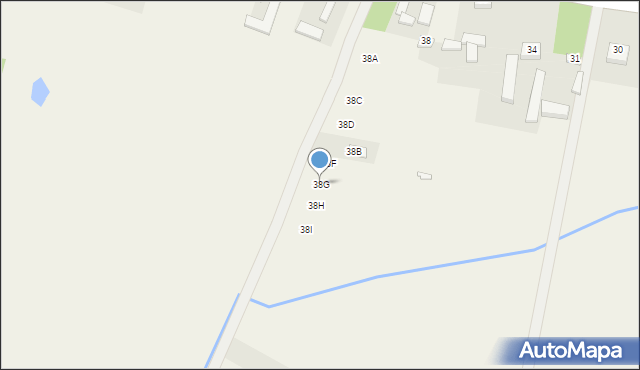 Dąbrówka, Dąbrówka, 38G, mapa Dąbrówka