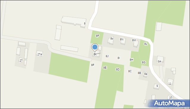 Dąbrówka, Dąbrówka, 8K, mapa Dąbrówka