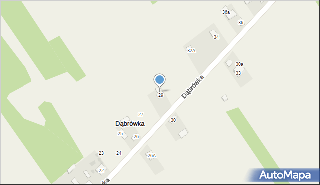 Dąbrówka, Dąbrówka, 31, mapa Dąbrówka