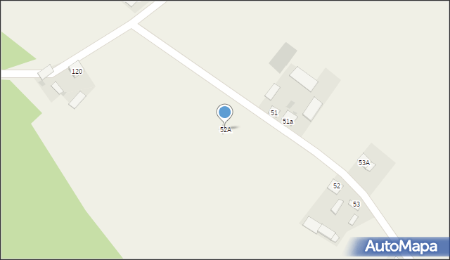 Dąbrówka, Dąbrówka, 52A, mapa Dąbrówka