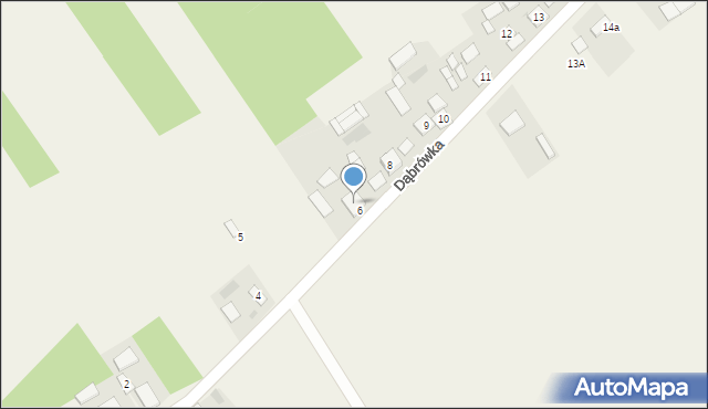 Dąbrówka, Dąbrówka, 7, mapa Dąbrówka