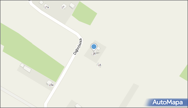Dąbrówka, Dąbrówka, 15, mapa Dąbrówka