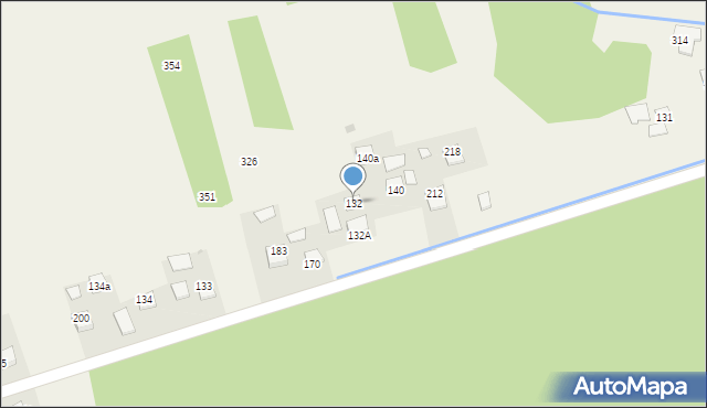 Dąbrówka, Dąbrówka, 132, mapa Dąbrówka