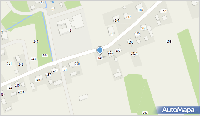 Dąbrówka, Dąbrówka, 149, mapa Dąbrówka