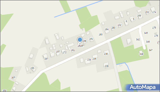Dąbrówka, Dąbrówka, 161A, mapa Dąbrówka