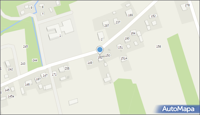 Dąbrówka, Dąbrówka, 162, mapa Dąbrówka