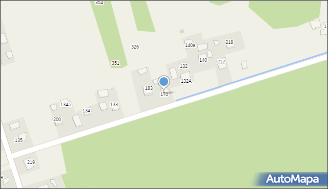 Dąbrówka, Dąbrówka, 170, mapa Dąbrówka