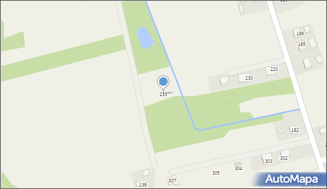 Dąbrówka, Dąbrówka, 233, mapa Dąbrówka