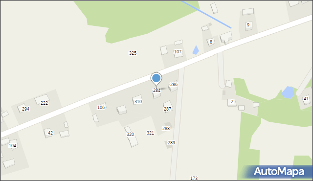 Dąbrówka, Dąbrówka, 284, mapa Dąbrówka