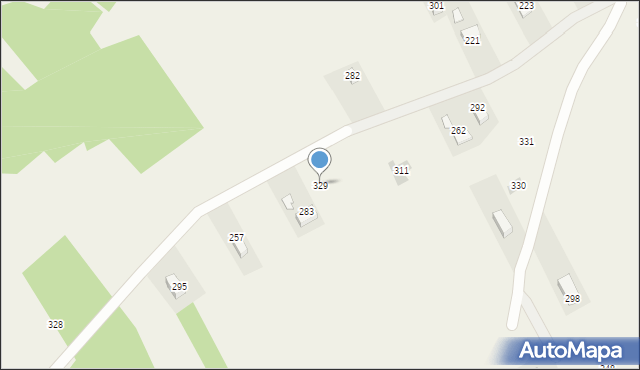 Dąbrówka, Dąbrówka, 329, mapa Dąbrówka