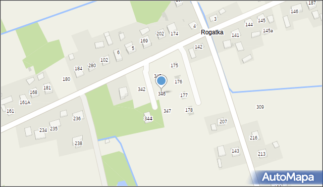 Dąbrówka, Dąbrówka, 346, mapa Dąbrówka