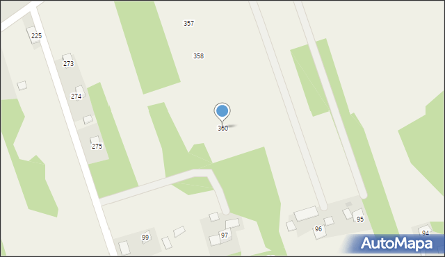 Dąbrówka, Dąbrówka, 360, mapa Dąbrówka