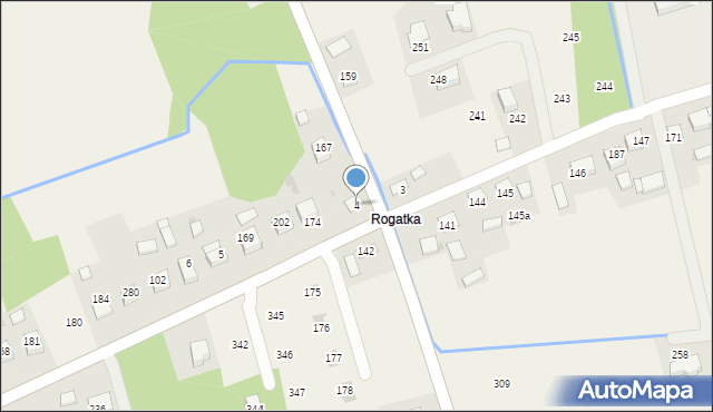 Dąbrówka, Dąbrówka, 4, mapa Dąbrówka