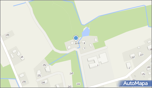 Dąbrówka, Dąbrówka, 9, mapa Dąbrówka