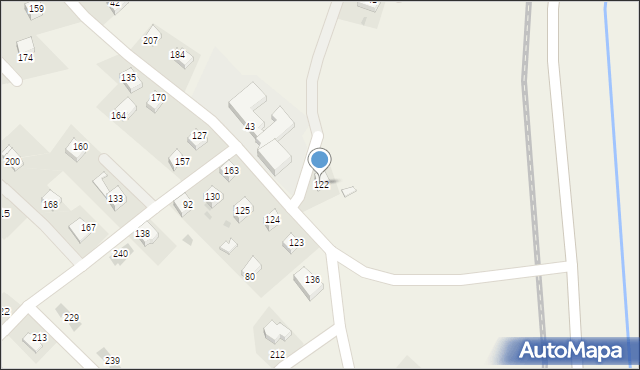 Dąbrówka, Dąbrówka, 122, mapa Dąbrówka