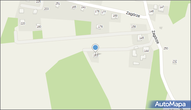 Dąbrówka, Dąbrówka, 183, mapa Dąbrówka