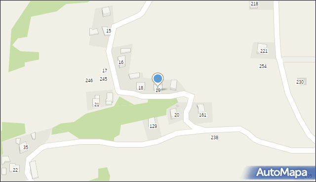 Dąbrówka, Dąbrówka, 19, mapa Dąbrówka