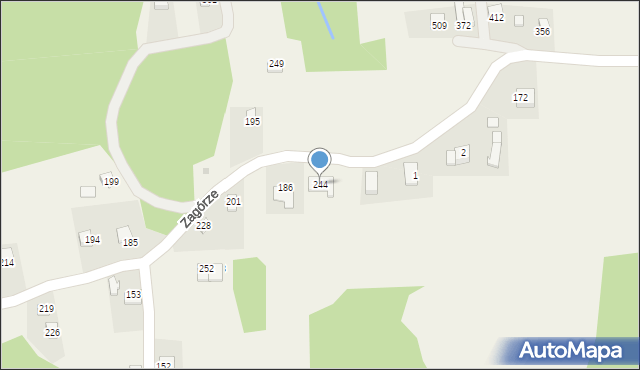 Dąbrówka, Dąbrówka, 244, mapa Dąbrówka